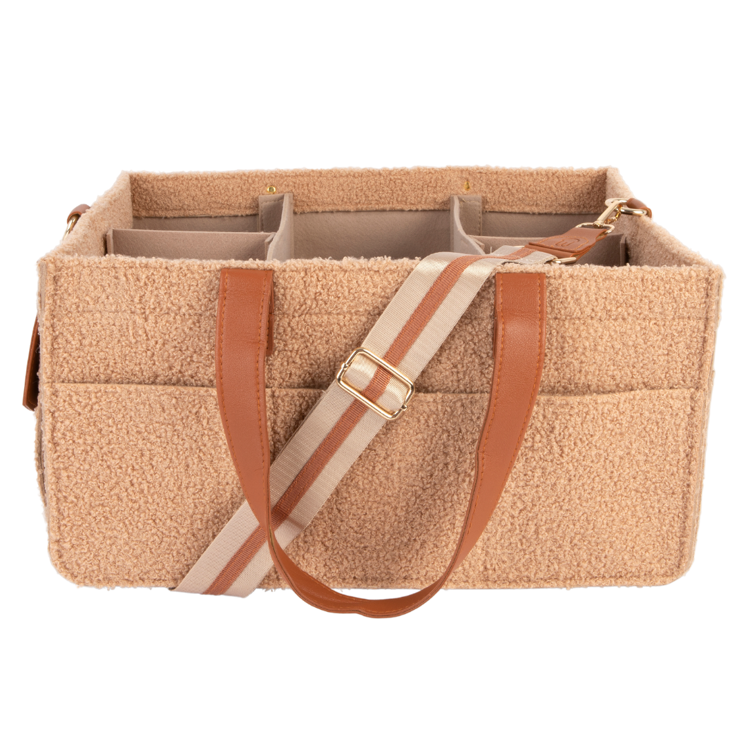 Bunnie Caddie Teddy Tan nappy caddy