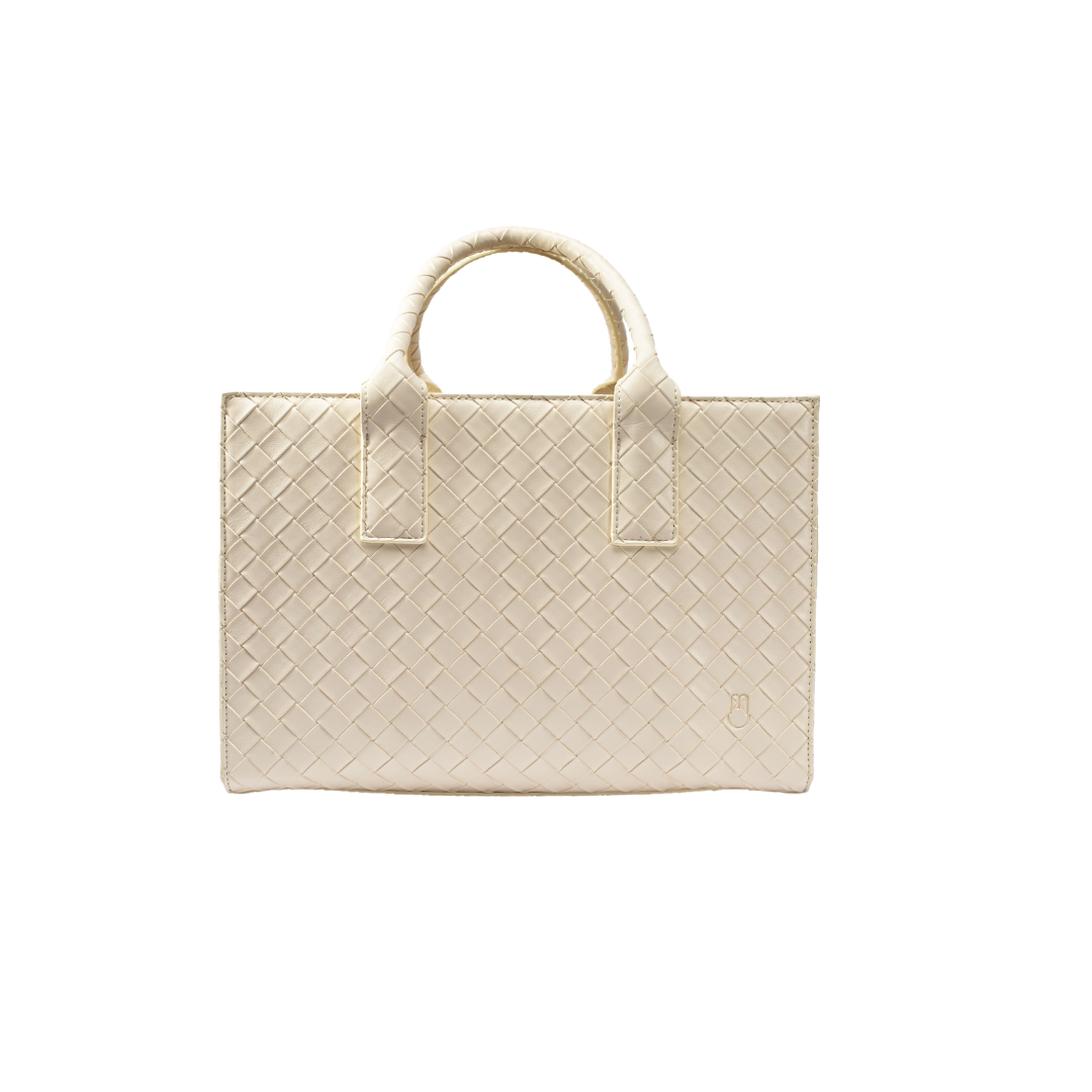 Mini Edition Cream nappy caddy detail