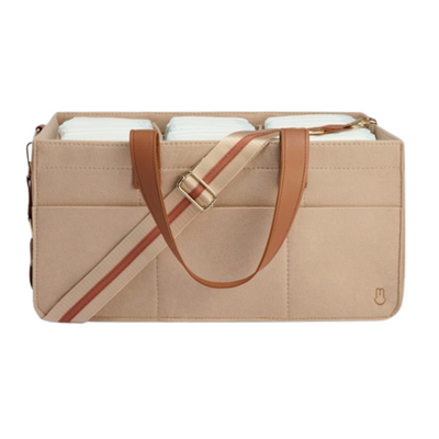 Bunnie Caddie Classic Tan nappy caddy