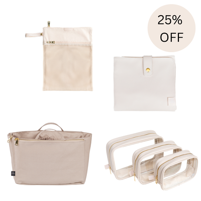 Ultimate Baby Bag Insert Bundle - Beige