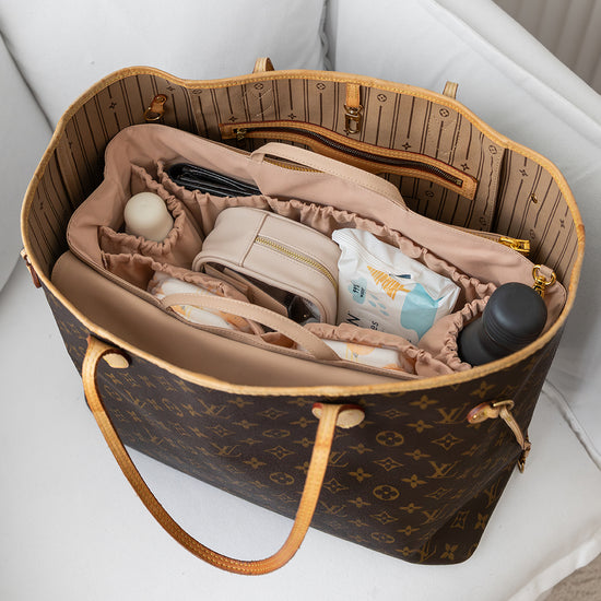 Louis Vuitton Neverfull as Diaper Bag 