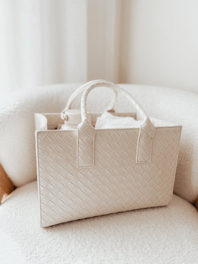 Bunnie Caddie The Mini Edition Cream nappy caddy
